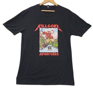 Killgore Adventures Hells Canyon Graphic T-Shirt Black M Idaho Oregon Rafting
